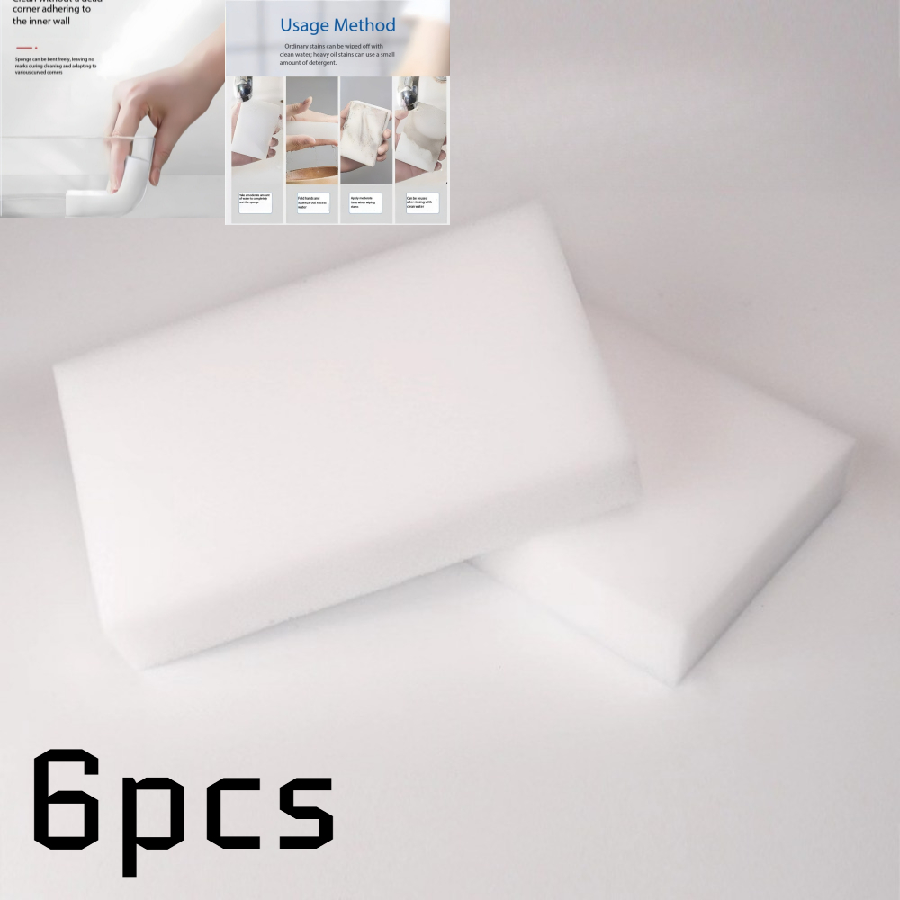 Wax Applicator Pad - 자동차용 6개입 클리닝 스펀지, 광택 및