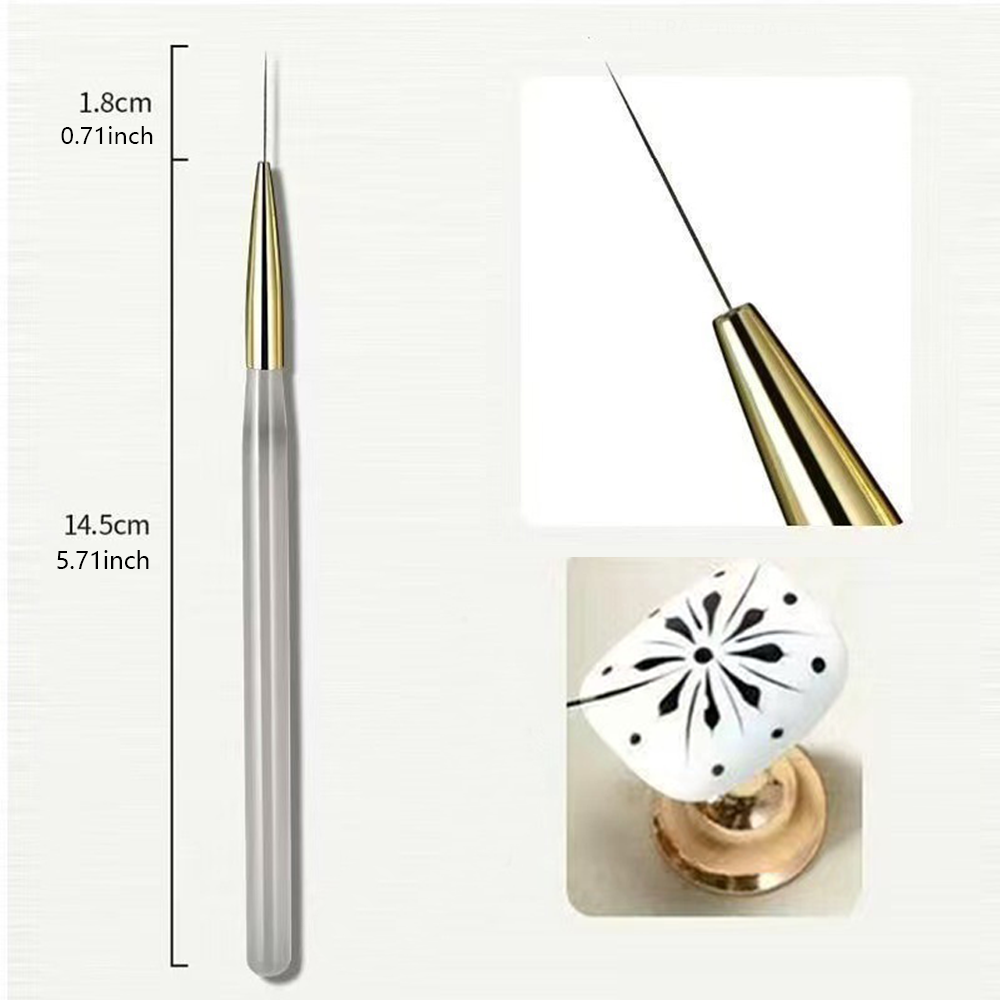 1pcs 프랑스어 격자 무늬 네일 아트 브러쉬 세트 그 - Detailing Brush Set 리뷰 및 가격