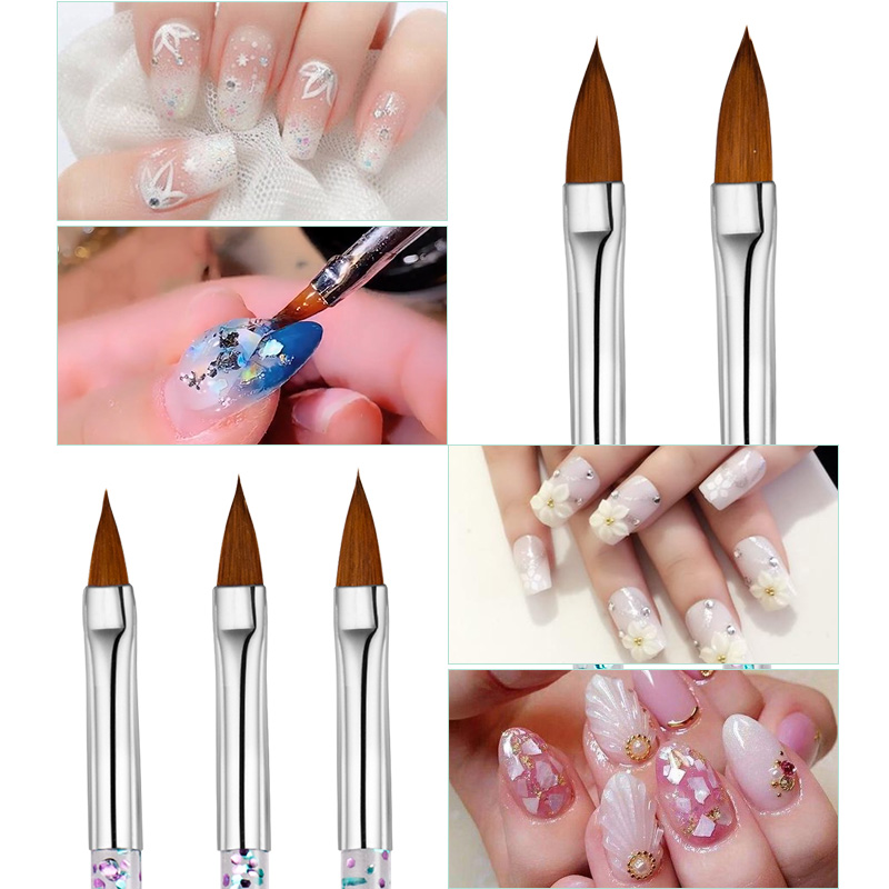 5종 네일 아트 브러쉬 세트 UV 젤 아크릴 네일 디자 - Detailing Brush Set 리뷰 및 가격